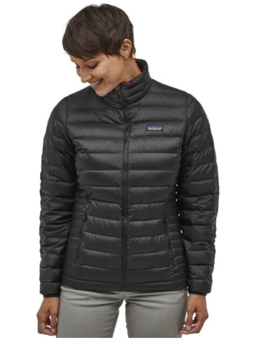 Patagonia Women's Down Sweater Jacket -black XS